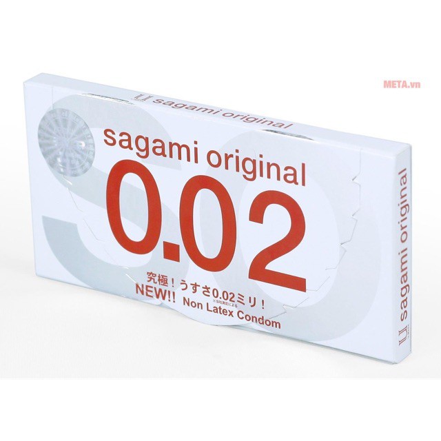Bao cao su Sagami Original 0.02 siêu mỏng