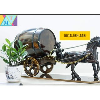 Xe Ngựa Đơn Kéo Bom Rượu