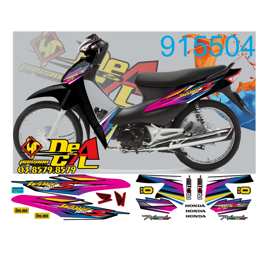 Tem rời Wave a 50 - 100 cc Đời 2006-2016 Mẫu Wave s 915504