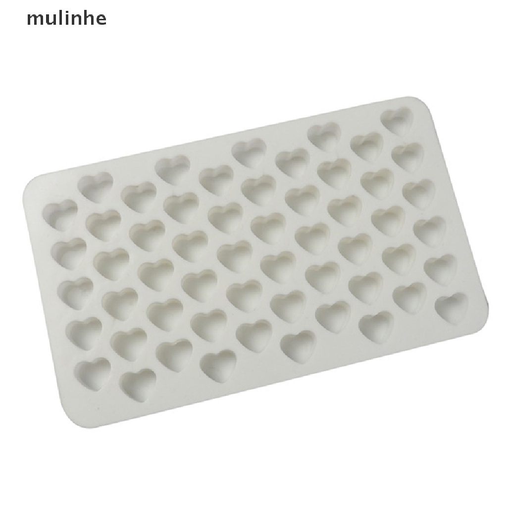 Khuôn Silicone Làm Đá / Sô Cô La 55 Ô Trái Tim Mini