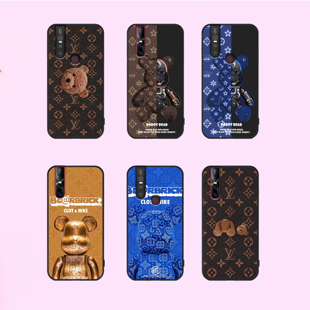 Ốp lưng Vivo V15 - Vivo V15 Pro in hình gấu bearbrick thời trang cao cấp. Ốp vivo rẻ bền đẹp.