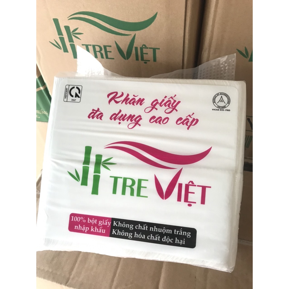 Khăn giấy đa dụng cao cấp Tre Việt 1KG siêu dai, tiết kiệm