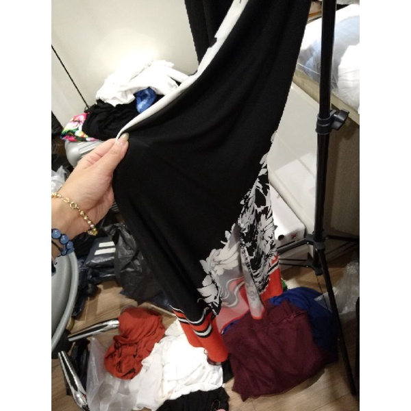 Đầm maxi dài cổ yếm xẻ tà sau Soho VNXK xuất khẩu dư xin hoạ tiết hoa boho vintage