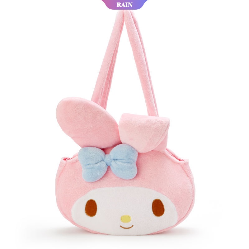 Túi Xách Đeo Vai Hình Sanrio Cinnamoroll Kuromi My Melody Nhồi Bông Hoạt Hình Cho Nữ [RAIN]