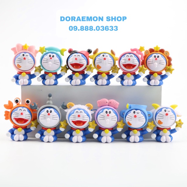 Bộ Mô Hình 12 Cung Hoàng Đạo Doremon Doraemon