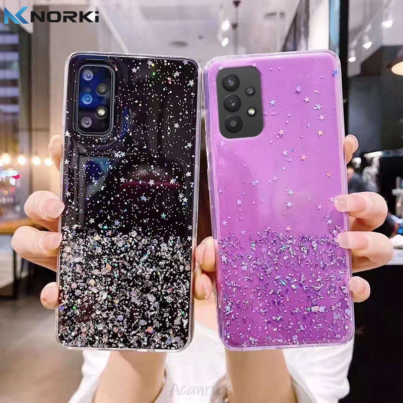 Ốp điện thoại silicon đính kim tuyến cho OPPO A71 A74 A95 A92 A52 A93 A94 Reno 5F A95 F1S F5 F7