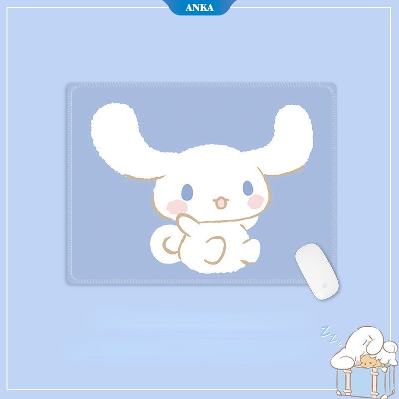 Tấm lót chuột hình vuông họa tiết hoạt hình dễ thương chống trượt/ bụi bẩn tiện dụng