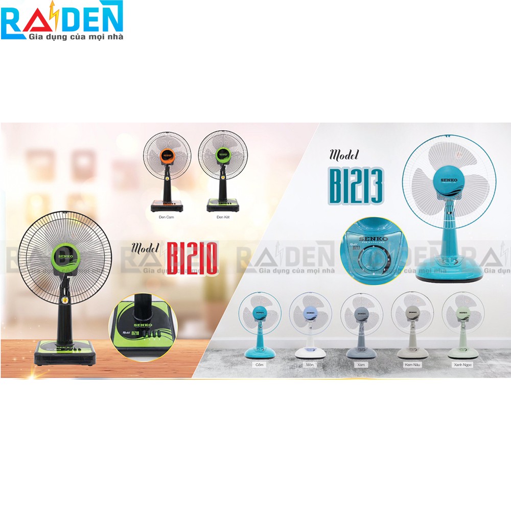 Quạt để bàn Senko BX1212 / B1210 / B1213 | BigBuy360 - bigbuy360.vn