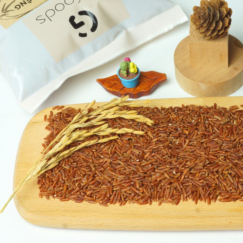 Gạo lứt ăn kiêng, giảm cân GUfoods (1kg) - Lứt huyết rồng / Huyết rồng xát dối / Lứt tím than - Phù hợp Thực dưỡnGUfoods | BigBuy360 - bigbuy360.vn