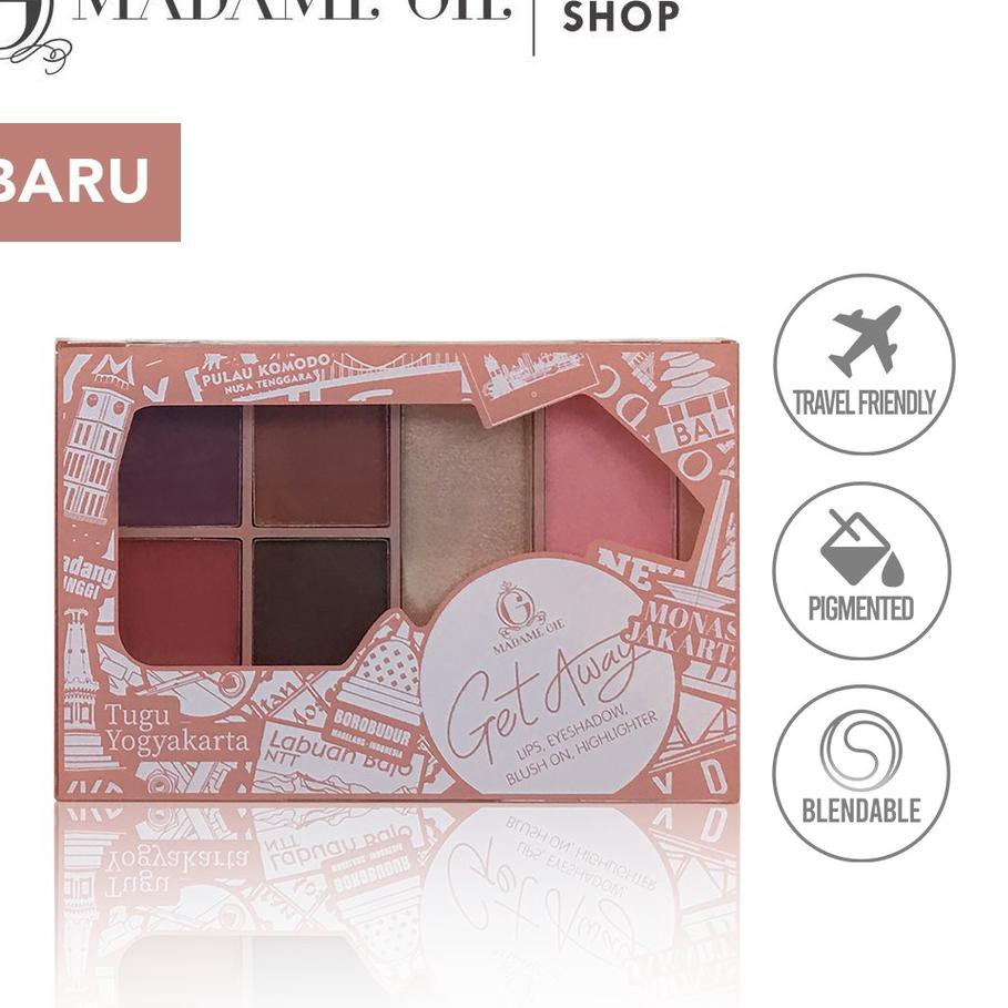 (Hàng Mới Về) Bộ Mỹ Phẩm Trang Điểm Mặt Madame Gie Get Away | BigBuy360 - bigbuy360.vn