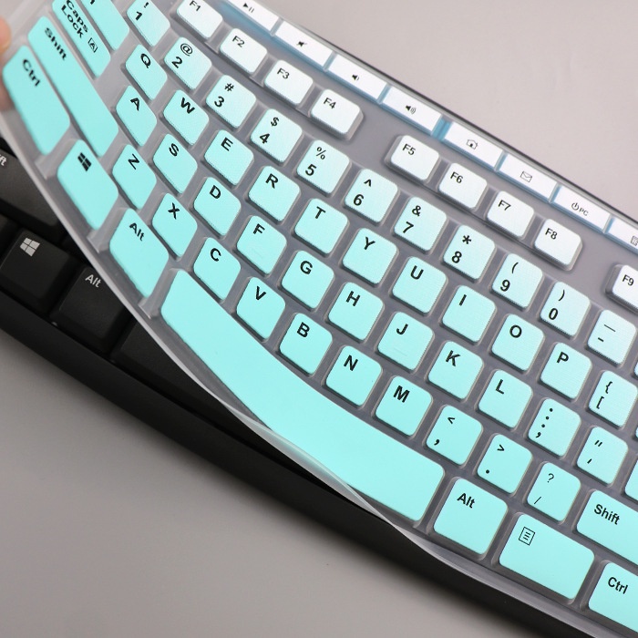 Miếng bọc bàn phím bằng silicon mềm cho Logitech K200 Mk260 Mk275 Mk200 17 Inches