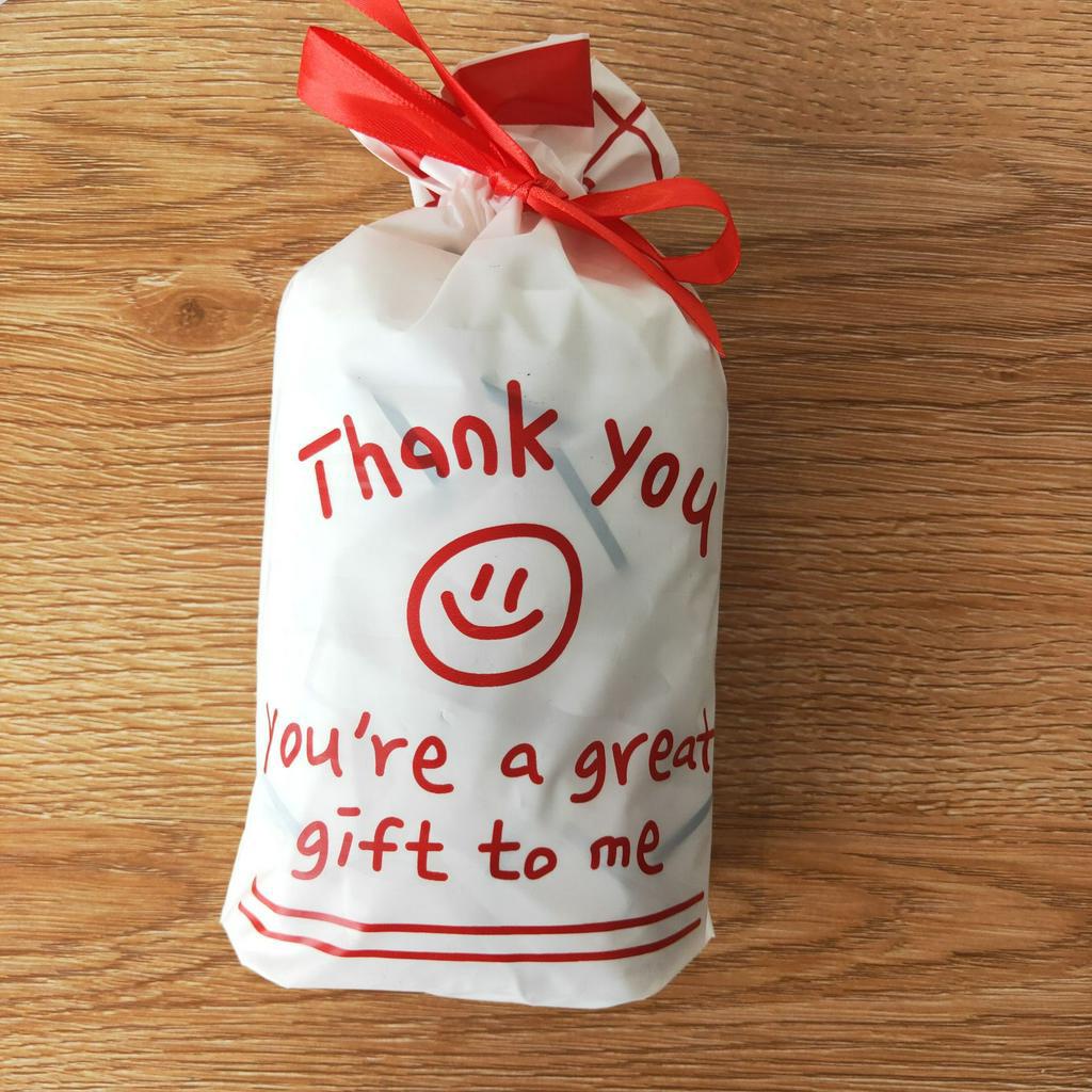 Túi dây rút hình mặt cười dễ thương