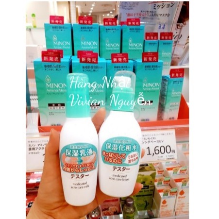 sữa dưỡng và lotion cho Da Mụn Minon ( mới)