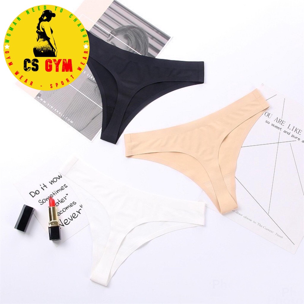 Quần lót nữ lọt khe Angela Secret, quần lót nữ không viền, vải su đúc thun trơn lạnh, co giãn tốt, thoáng mát, FREE SIZE | BigBuy360 - bigbuy360.vn