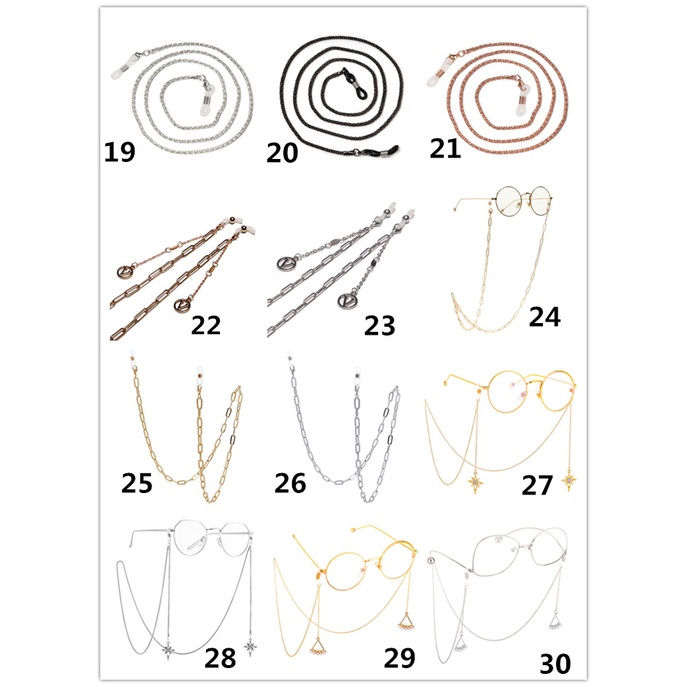 Dây Đeo Mắt Kính Chống Rơi Phong Cách retro Thời Trang unisex