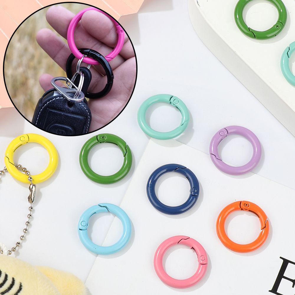 Set 5 Móc Lò Xo Hình Tròn Bằng Hợp Kim Kẽm Chất Lượng Cao