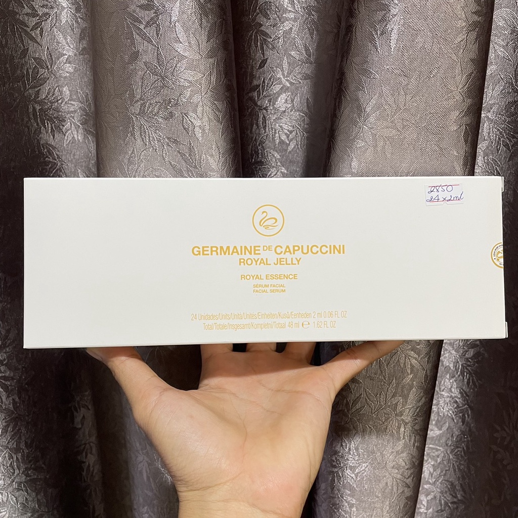 Serum Germaine de Capuccini Royal Jelly Royal Essence - Phục hồi da bị sau laser - lăn kim - lột tẩy