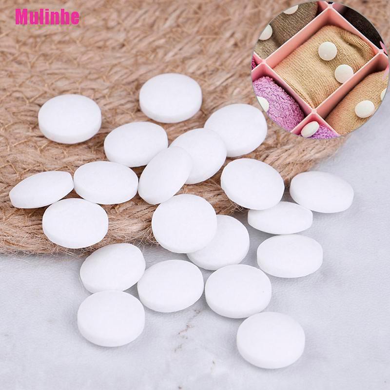 [Mulinhe] Naphthalene balls Vải Lót Toilet Màu Trắng Tuyết