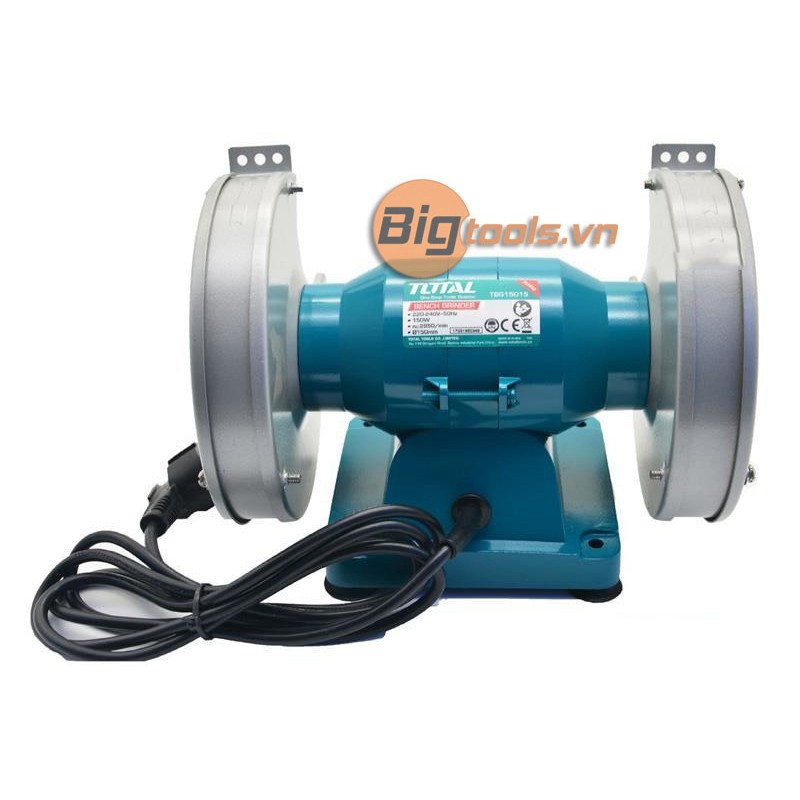 Máy mài để bàn 2 đá 150W - 150mm TOTAL TBG15015