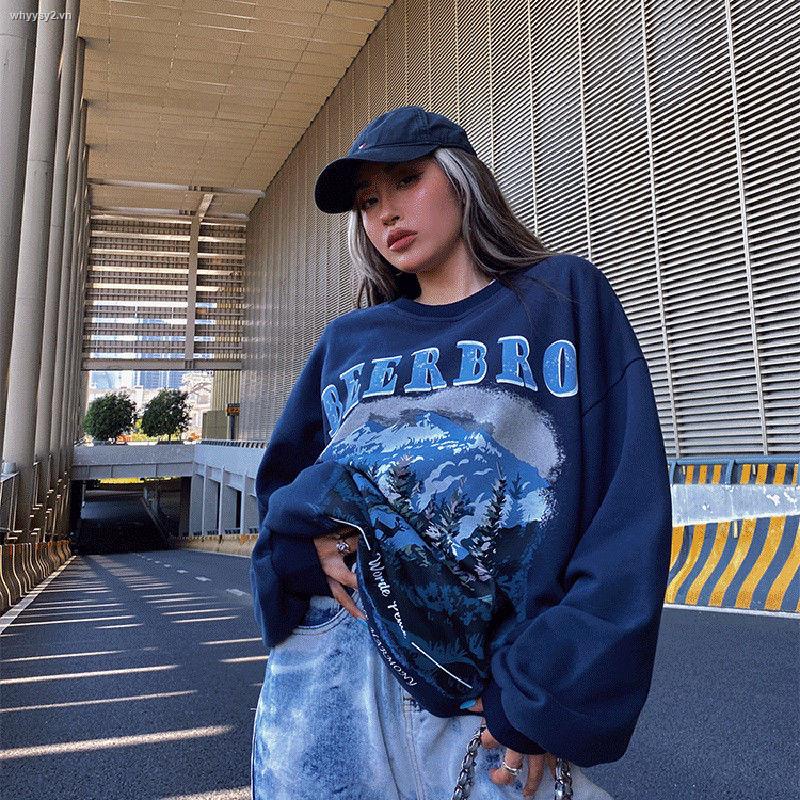 Áo len nữ dài tay cổ tròn thời trang Hàn 2021