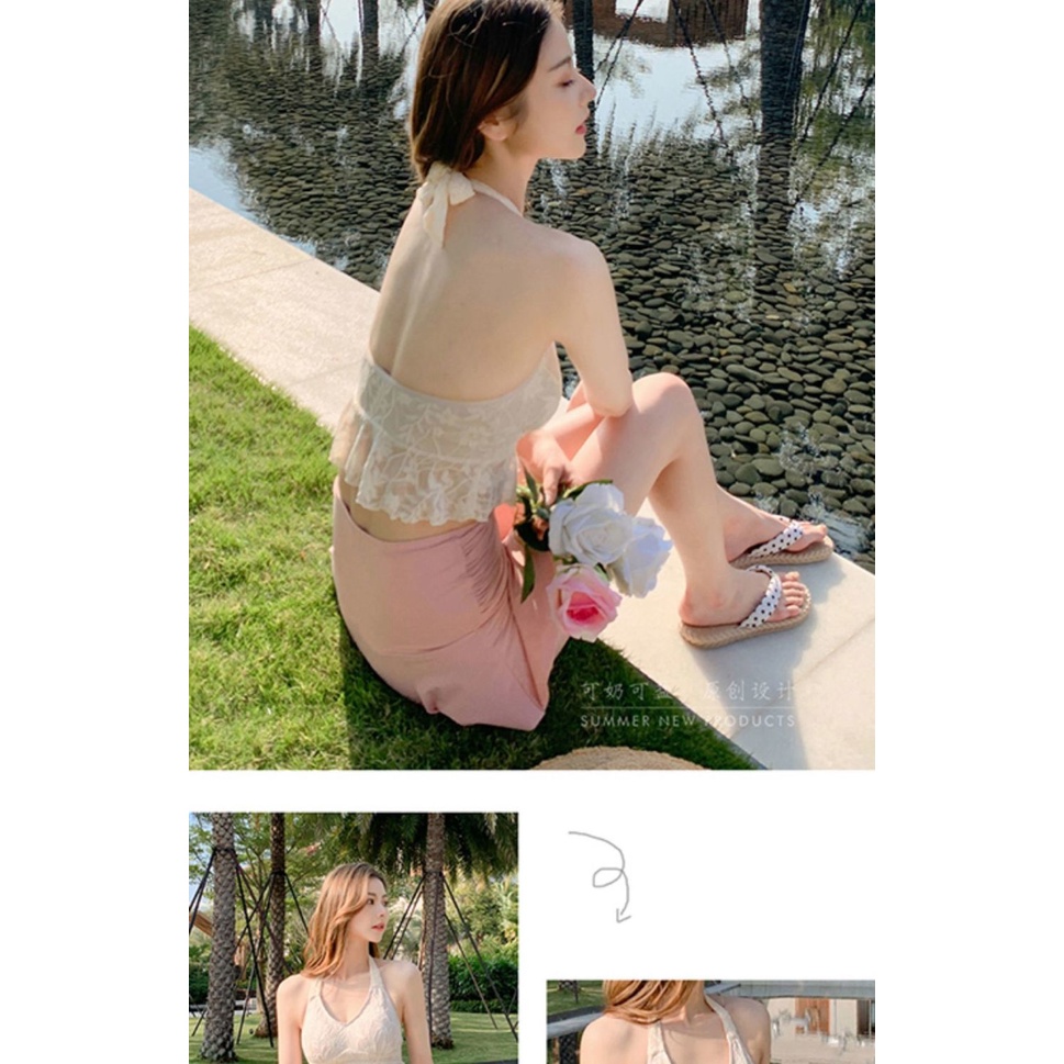 Một mảnh áo tắm phụ nữ ngực với nếp gấp Nhật Bản và Hàn Quốc phong cách cho phụ nữ