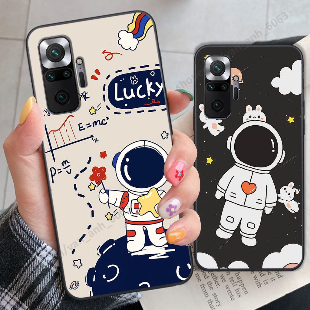 Ốp Xiaomi Redmi Note 10 / Note 10 Pro hình bầu trời, phi hành gia đẹp, ốp lưng điện thoại xiaomi viền dẻo cao cấp