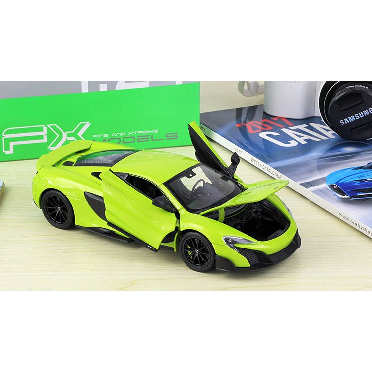 MÔ HÌNH XE MCLAREN 675LT 1:24 WELLY-FX