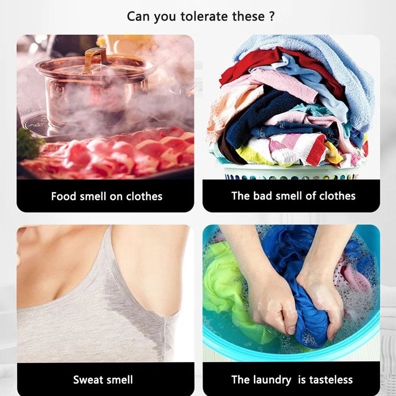 Chai hạt làm thơm giặt quần áo có hương trái cây/ hoa lài/ oải hương lâu trôi làm mềm vải sử dụng trong máy giặt 110g