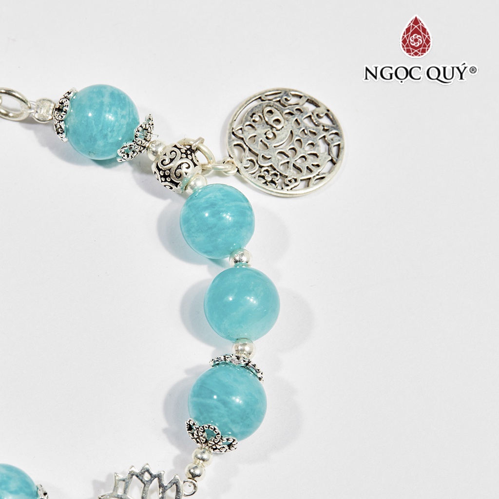 Vòng tay Amz phối charm - Ngọc Quý
