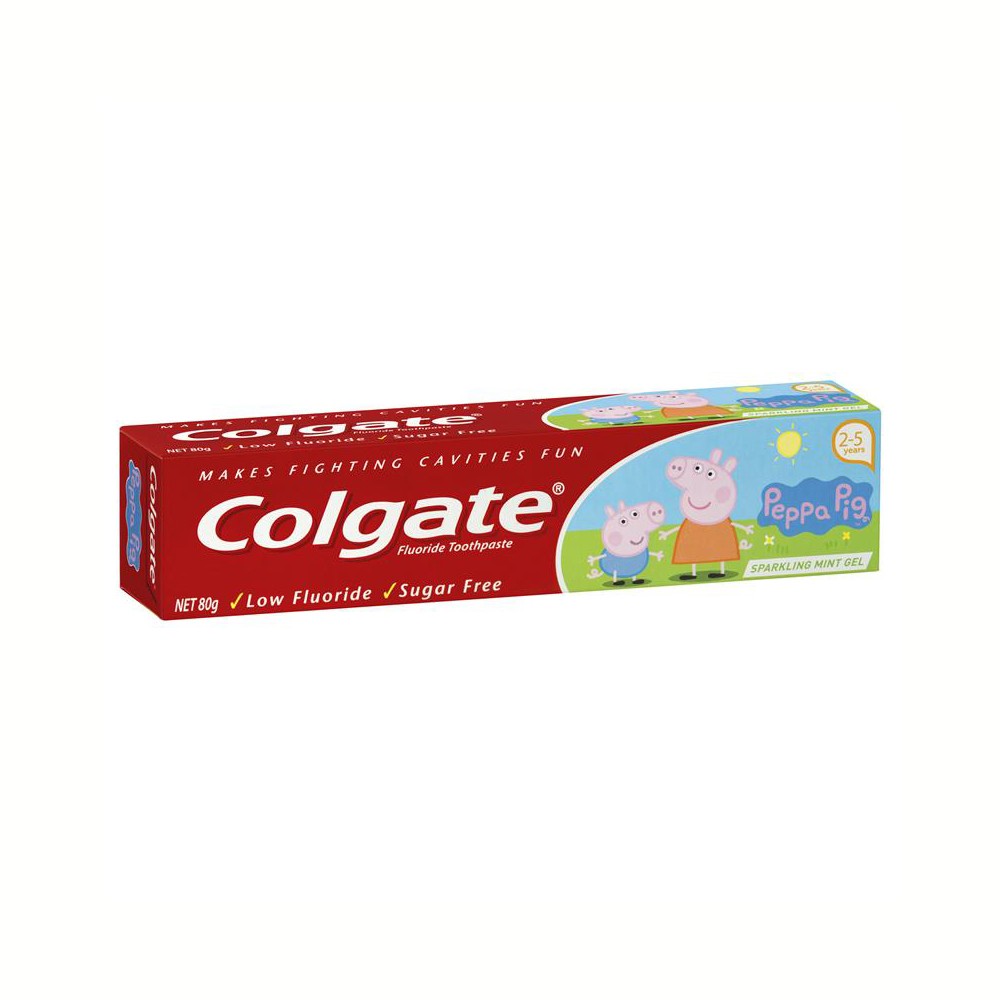 Bộ bàn chải và kem đánh răng Colgate Kids Peppa Pig cho bé 2-5 tuổi