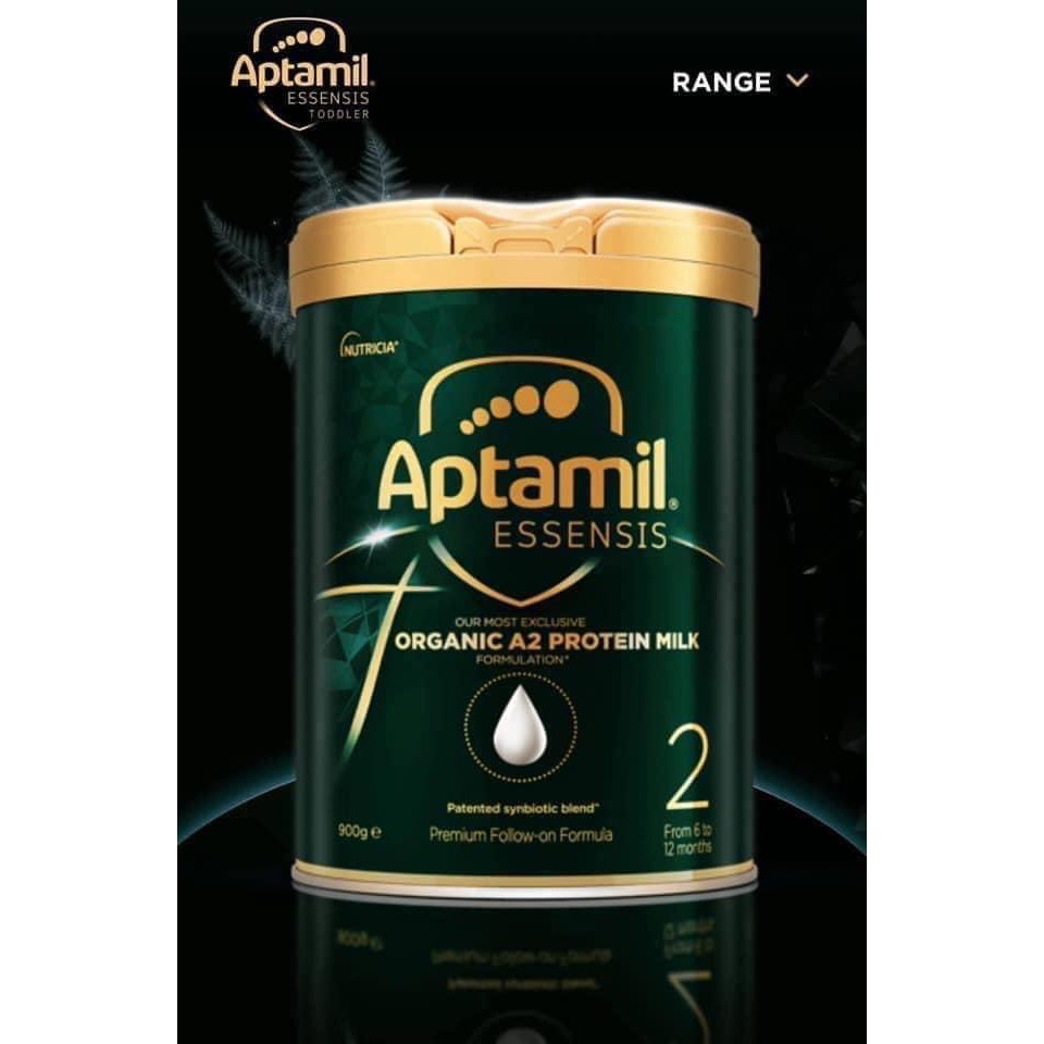 Sữa Aptamil Essensis Organic A2 Protein 900gr hàng Úc chính hãng