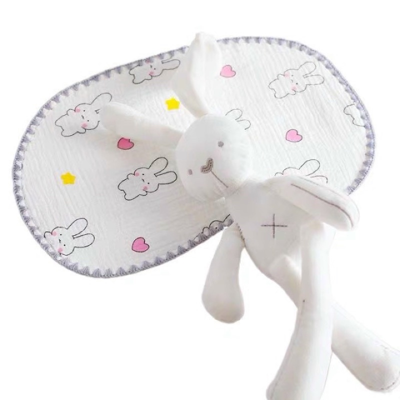 {Nhùn nhùn}Gối Xô Sơ Sinh, Gối Xô Sợi Tre Mỏng 10 Lớp In Hình Cho Bé Sơ Sinh, Giúp Thấm Hút Mồ Hôi