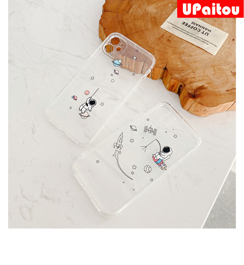 ốp điện thoại Silicone Họa Tiết Phi Hành Gia Dễ Thương Cho Iphone 12 11 Pro Max 12 Mini X Xr Xs Max 8 7 Plus | BigBuy360 - bigbuy360.vn