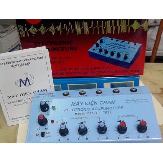 Máy điện châm 4 cọc Electronic Acupuncture 1592-ET-TK21