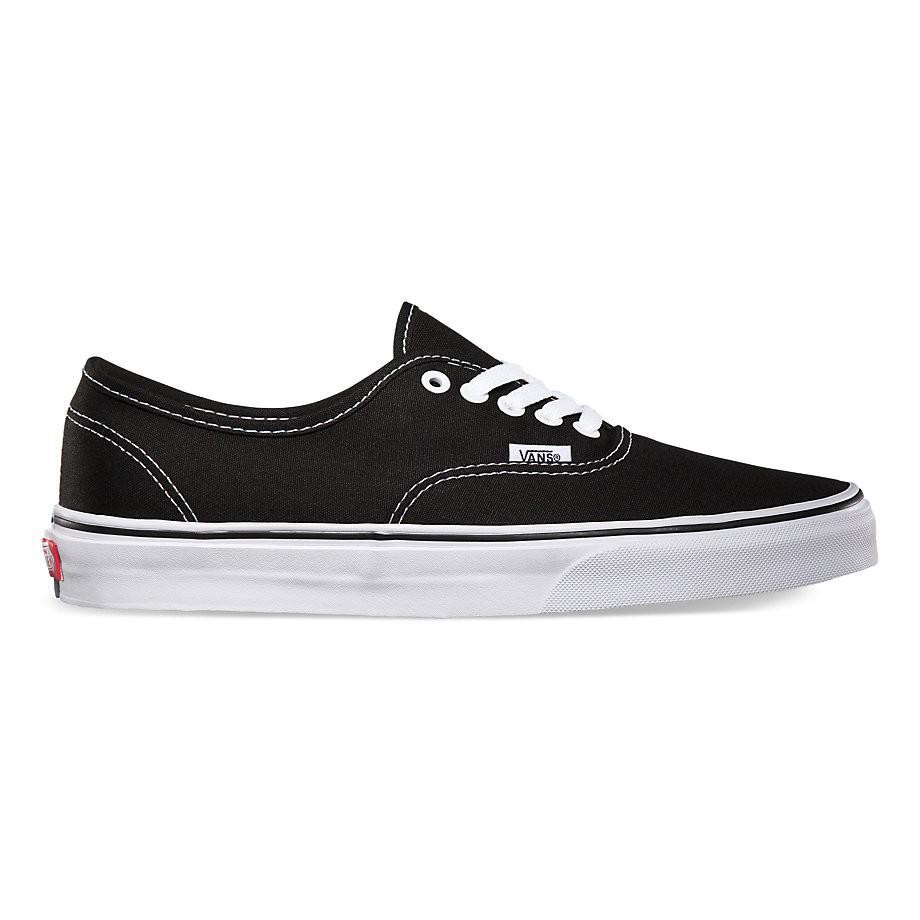 Giày Vans Chính Hãng Authentic Black white All Black