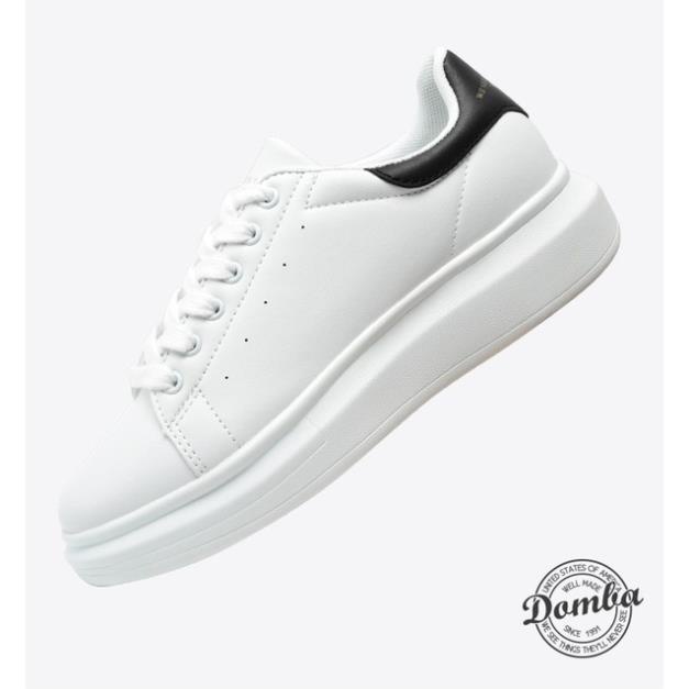 Giày thể thao sneaker Domba gót đen H-9111 cho Nam và nữ (phối đồ đa dạng: jean, váy, crotop,..) hk1