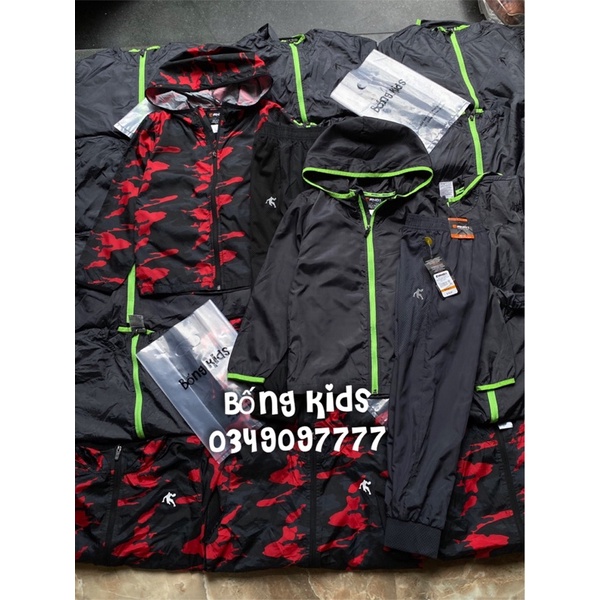 Bộ Gió Kéo Khoá Hoodie Bé Trai ANDY1(có lỗi)