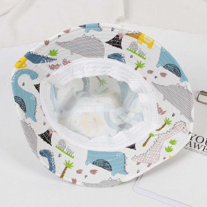 Nón Bucket In Họa Tiết Hoạt Hình Thời Trang Mùa Hè Xinh Xắn Cho Bé
