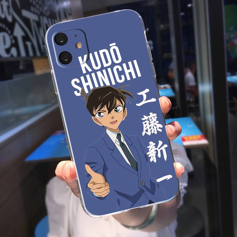 Ốp Điện Thoại Dẻo Trong Suốt Họa Tiết Thám Tử Conan Cho Xiaomi Redmi 9T K40 10 10A 10C Note 11 Poco X3 NFC Pro YN59
