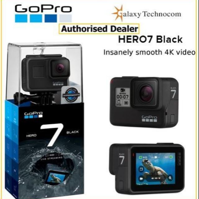 GOPRO HERO 7 BLACK FULL BOX 4K