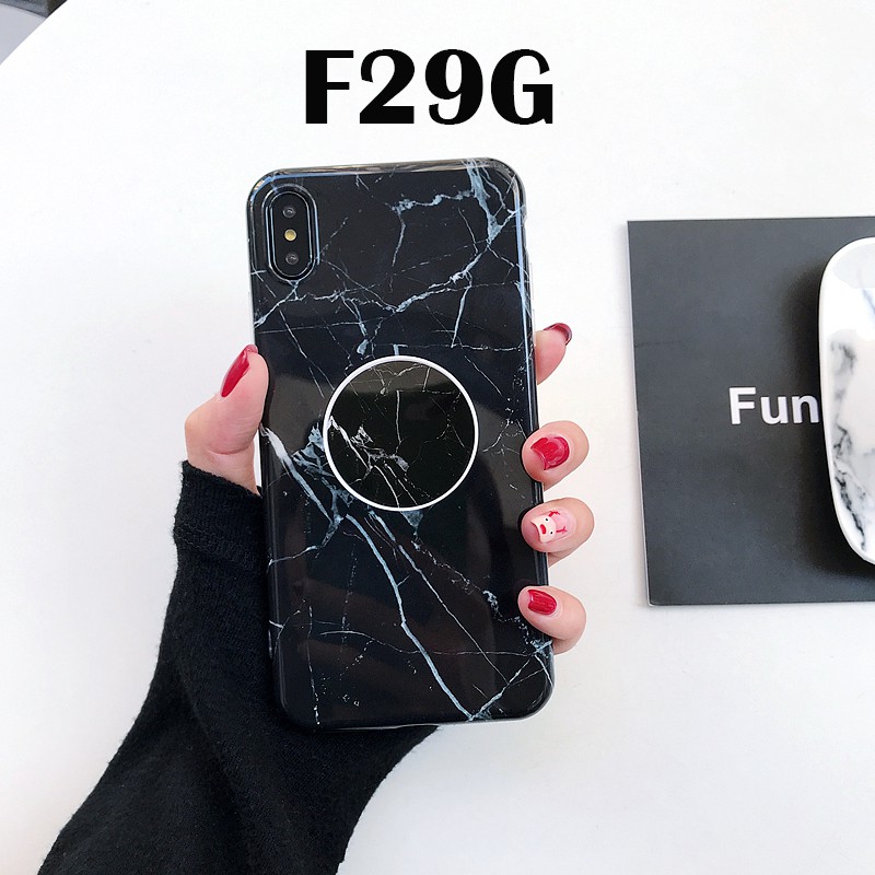 ốp lưng iphone họa tiết cẩm thạch có giá đỡ cho iPhone 12 11 Pro Max X Xs Max Xr 6 6s 7 8 Plus F6g | BigBuy360 - bigbuy360.vn
