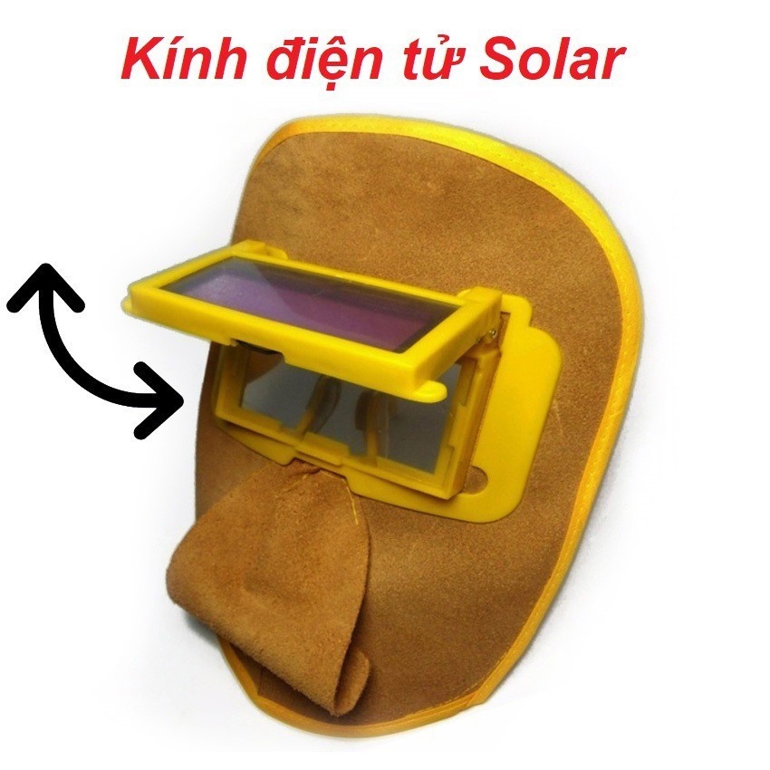 kính hàn hàn điện tử, mặt nạ chống cháy, độ nhạy sáng 1/25000s với 3ic sử lý - Phụ kiện hàn mig, hàn que