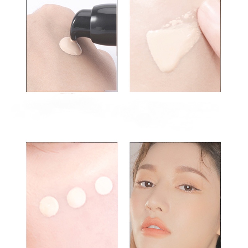 [Hàng mới về] Kem nền dạng lỏng làm tươi sáng làn da kháng nước cấp ẩm Lameila