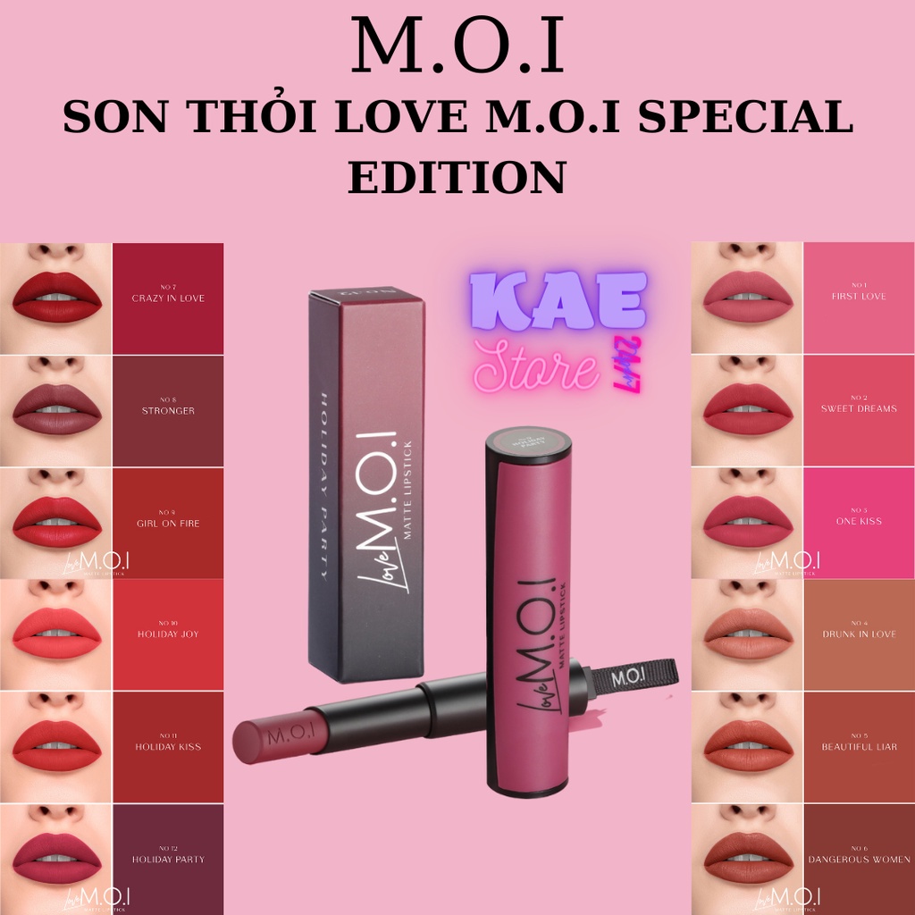 Son thỏi lì Lovemoi- Son LOVE M.O.I Hồ Ngọc Hà