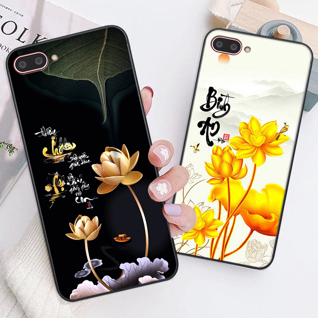 Ốp lưng Oppo A3S / A1K / A5 2018/ REALME C1/C2 in hình chữ tài chữ lộc, Cha Mẹ, bình an SIÊU ĐẸP