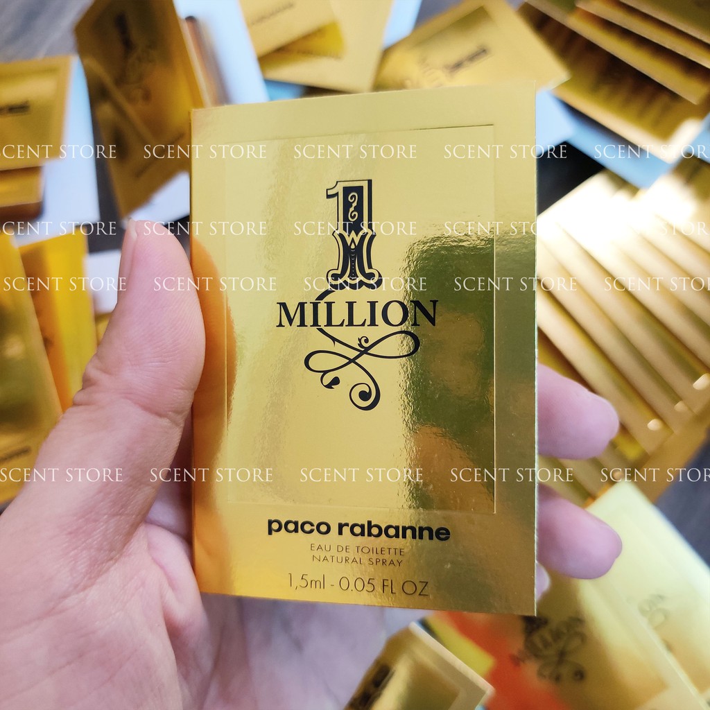 Scentstorevn - Vial chính hãng nước hoa Paco Rabanne 1 Million [1.5ml]