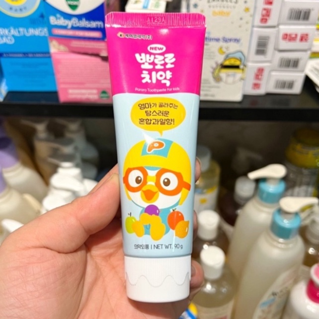 Kem đánh răng Hàn Quốc Pororo 50g cho bé yêu từ 2 tuổi