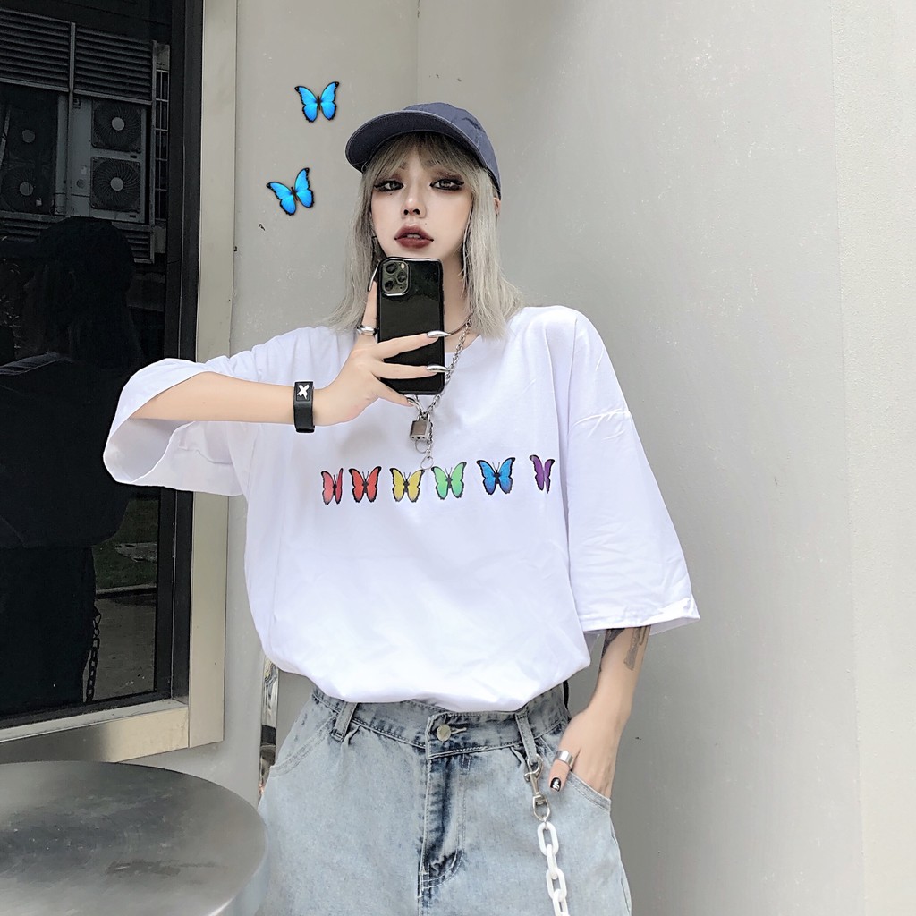 [Mã FAMARAL1 giảm 10K đơn 50K] Áo thun tay lỡ Unisex NEKOSG, áo phông form rộng ATL130