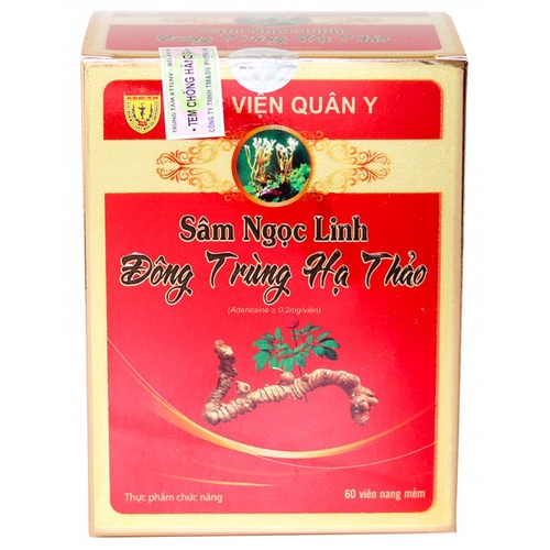 Sâm Ngọc Linh Đông Trùng Hạ Thảo Giá Sỉ - Học viện Quân Y Sản Xuất Bổ sung các dưỡng chất - Tăng cường sức đề kháng