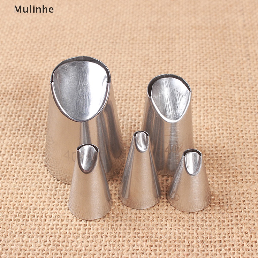 Set 5 Đuôi Bắt Bông Kem Bằng Thép Không Gỉ